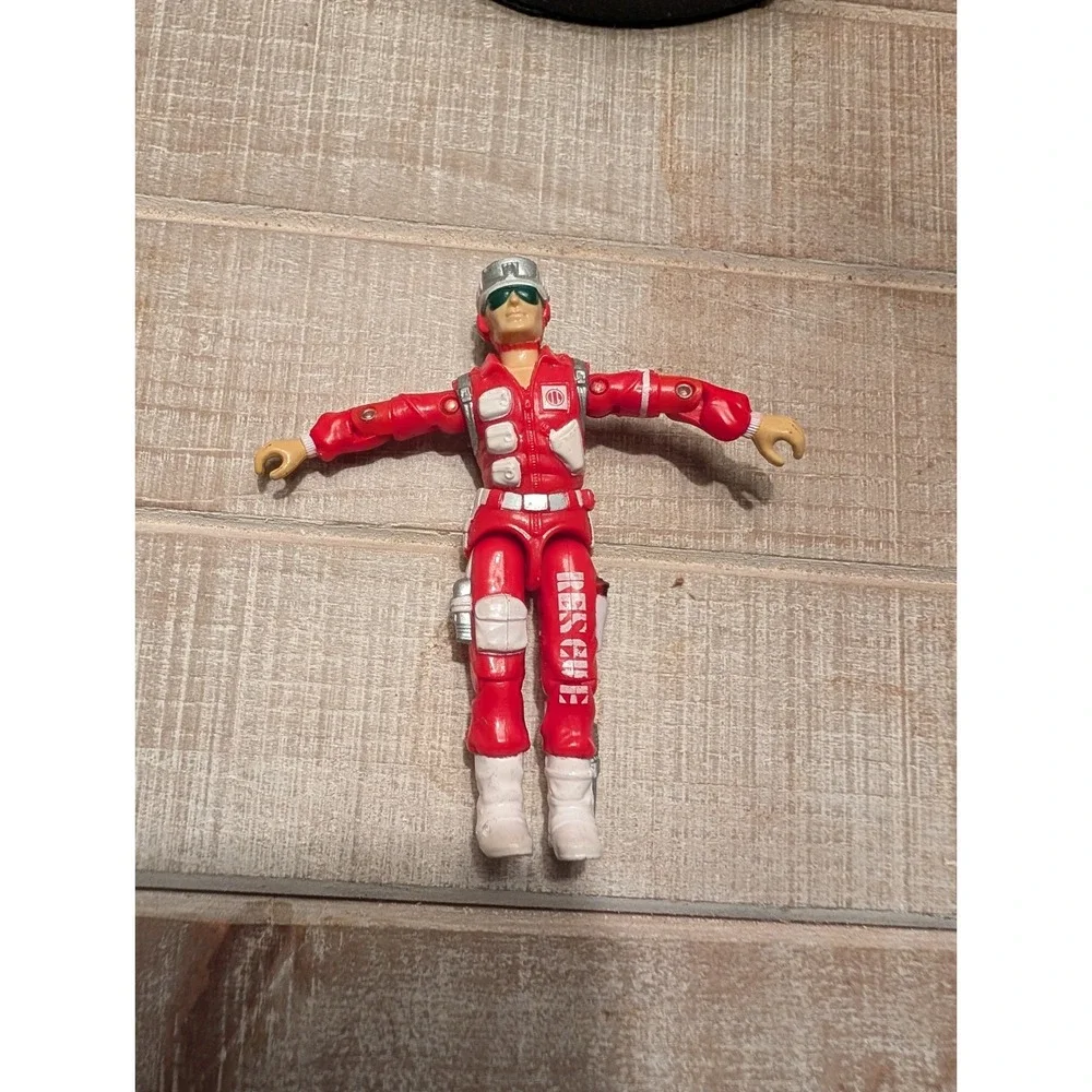 Vintage GI Joe Lifeline‎ Action Figure 1986 Hasbro Red Rescue Medic Toy